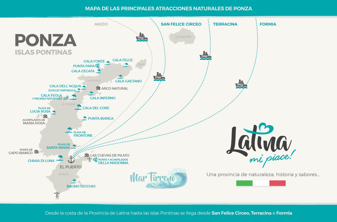 Mapa-Islas-Pontinas-cerca-de-Roma_PONZA_Latinamipiace