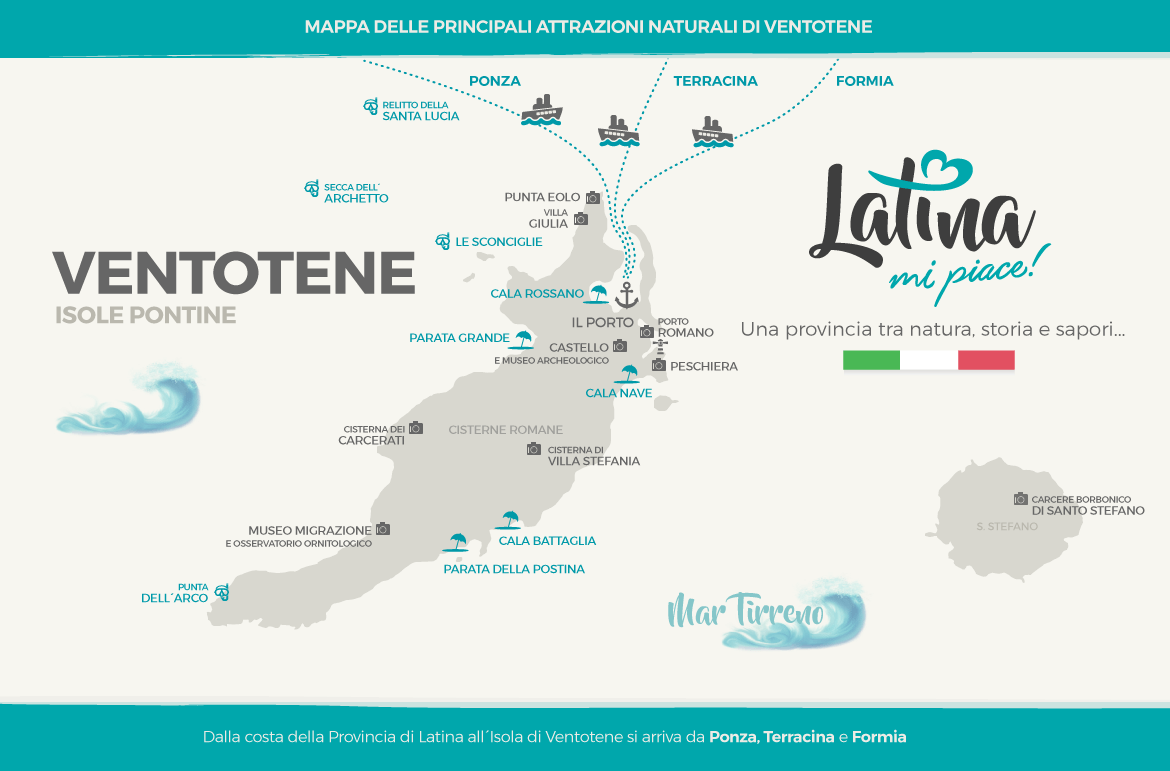 mappa-isola-ventotene-latinamipiace